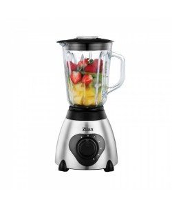 Blender electric stativ ZİLAN ZLN-2782 ,capacitate 1.5 l , 5 viteze , 600W, cana din sticla