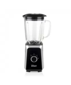 Blender ZILAN ZLN-3925, 1.5 l, 2 viteze + Functie impuls, Zdrobire gheata, Vas de sticla, Inox Blender ZILAN ZLN-3925, 1.5 l, 2 viteze + Functie impuls, Zdrobire gheata, Vas de sticla, Inox