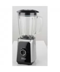Blender ZILAN ZLN-3925, 1.5 l, 2 viteze + Functie impuls, Zdrobire gheata, Vas de sticla, Inox Blender ZILAN ZLN-3925, 1.5 l, 2 viteze + Functie impuls, Zdrobire gheata, Vas de sticla, Inox