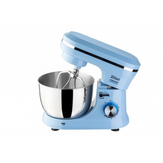 Multi-mixer Tornado Zilan ZLN-3192, 1000W, 4.5L., 8trepte + puls, bleu