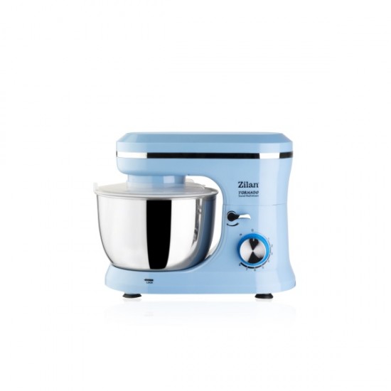 Multi-mixer Tornado Zilan ZLN-3192, 1000W, 4.5L., 8trepte + puls, bleu