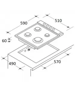 Plita incorporabila Zilan ZLN-0058, Gaz butelie sau gaz natural (duze de schimb incluse), 59x51 cm, 4 Arzatoare, Aprindere Electrica, Sticla Neagra Plita incorporabila Zilan ZLN-0058, Gaz butelie sau gaz natural (duze de schimb incluse), 59x51 cm, 4 Arzatoare, Aprindere Electrica, Sticla Neagra