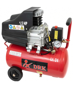 Compresor aer DRK LBXB 24L, 1.5CP, 115 PSI, 128l/min