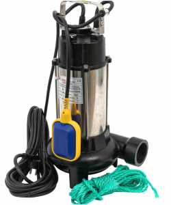 Pompa apa murdara cu tocator DRK 1.1KW, debit 280l/min, submersibila, cu flotor