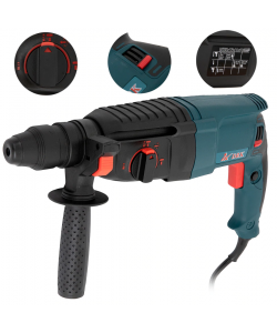 Ciocan rotopercutor DRK SDS, 800W, 3J, 4400BPM, gaurire beton 26mm