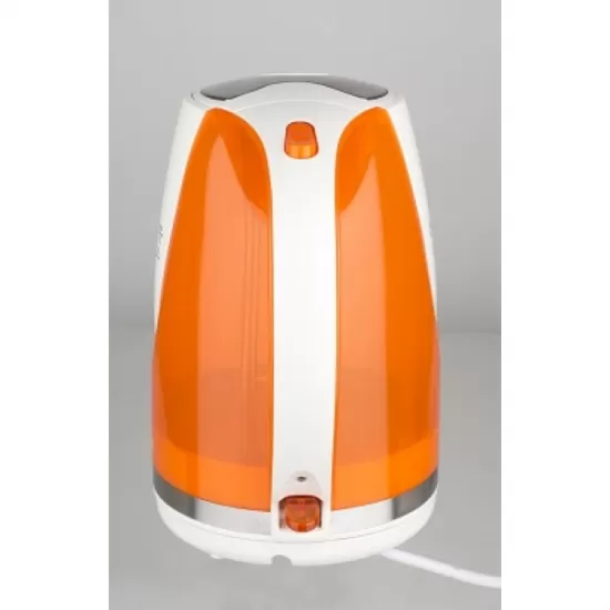 Cana electrica ZILAN ZLN-1303, Capacitate 1.7L, 1850-2200W, Baza rotativa,Portocaliu