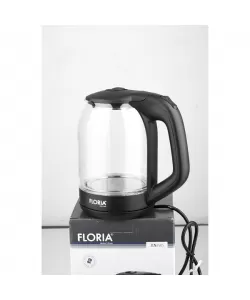 Cana fierbator din sticla FLORIA ZLN-3505, Leduri iluminare apa, Putere 1500 W, Capacitate 1.8L Cana fierbator din sticla FLORIA ZLN-3505, Leduri iluminare apa, Putere 1500 W, Capacitate 1.8L