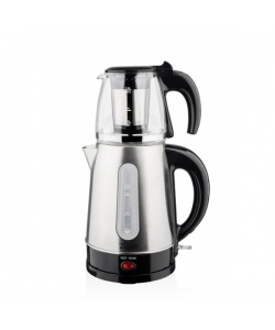Set fierbator electric+ceainic FLORIA ZLN-3581,Inox/Negru Putere 2200W