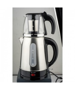 Set fierbator electric+ceainic FLORIA ZLN-3581,Inox/Negru Putere 2200W