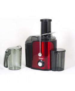 Storcator legume fructe ZILAN ZLN-7979,Rosu Putere 800 W, Recipient colectare pulpa 1.6L, Pahar gradat colectare suc 0.75L, Tub de alimentare