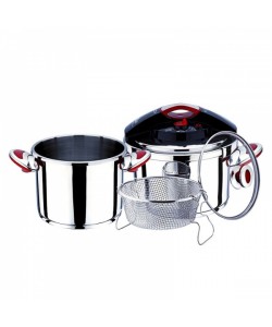 Set oale sub presiune din inox 5 piese ZILAN ZLN-0030, Capacitate 4 si 6 litri