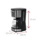Filtru cafea digital Zilan ZLN-1440, 900 W, 1.5 l, programare si amanare
