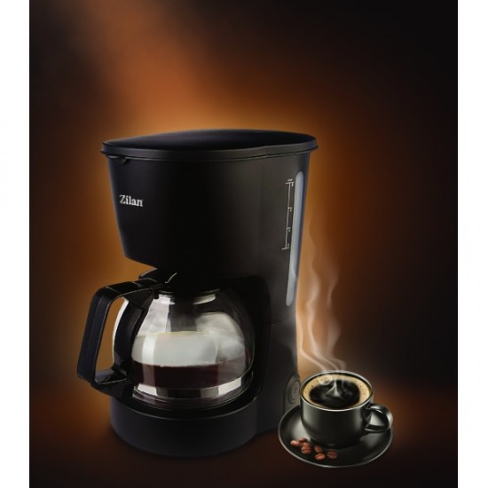 Filtru Cafea Floria ZLN-7887, Putere 600W, Capacitate cana 0.6 L, plita pentru pastrarea calda a cafelei