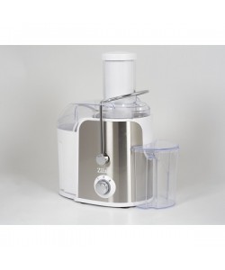 Storcator legume fructe ZILAN ZLN-7979,Alb Putere 800 W, Recipient colectare pulpa 1.6L, Pahar gradat colectare suc 0.75L, Tub de alimentare