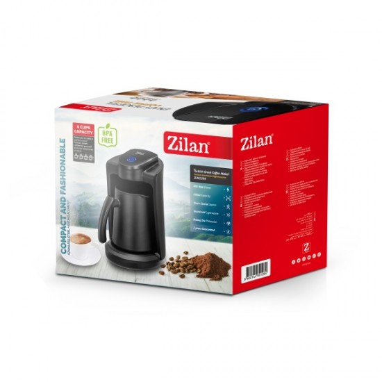 Aparat pentru preparat cafea turceasca Zilan ZLN1284 Negru, Putere 400W, Capacitate 250ml
