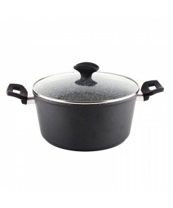 Oala cu capac sticla Zilan ZLN-3321, Diametru 24 cm, Inaltime 12 cm, Material aluminiu, Interior granit, Compatibil inductie Oala cu capac sticla Zilan ZLN-3321, Diametru 24 cm, Inaltime 12 cm, Material aluminiu, Interior granit, Compatibil inductie