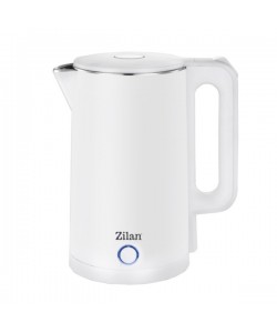 Fierbator electric Zilan ZLN1147 Alb, 1500 W, 1.7L, Indicator luminos, oprire automata si manuala