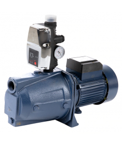 Kit Hidrofor electronic cu pompa de suprafata DRK JET100P, 0.75 Kw, 80l/min, inaltime refulare 55m + Presostat electronic automat LPC-4