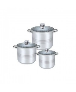 Set oale Floria ZLN-4045, 6 piese, pentru toate sursele de caldura, Inox