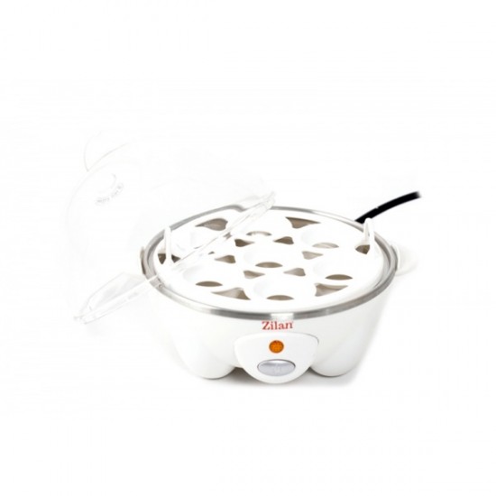 Fierbator de oua ZİLAN Alb ZLN-8075, 360 W, Capacitate 7 oua