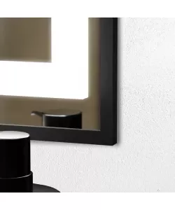 Oglinda LED Rama Neagra Touch Incantodoro Sistem Dezaburire Rama Neagra 60x80 cm Colectia Marcello Funghi Oglinda LED Rama Neagra Touch Incantodoro Sistem Dezaburire Rama Neagra 60x80 cm Colectia Marcello Funghi