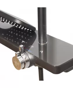 Coloana Dus Inox Negru 11210H