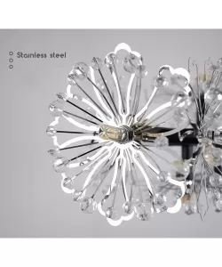 Candelabru Cristal Zetos 13XG4 Negru