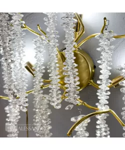 Aplica Cristal Chandler 3x G9 Auriu