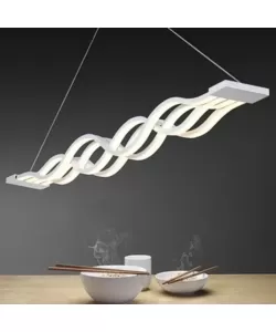 Lustra LED cu Telecomanda Nevya, Design Wave, Lumina Rece/Calda/Neutra, 105W, Dimabila, Alb Lustra LED cu Telecomanda Nevya, Design Wave, Lumina Rece/Calda/Neutra, 105W, Dimabila, Alb