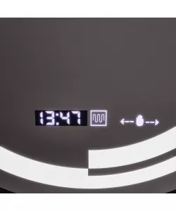 Oglinda LED Senzor Consuel Sistem Dezaburire si Ceas 60x60 cm Colectia Marcello Funghi Oglinda LED Senzor Consuel Sistem Dezaburire si Ceas 60x60 cm Colectia Marcello Funghi