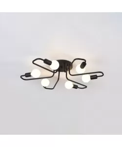 Lustra Iota 6XE27 Negru