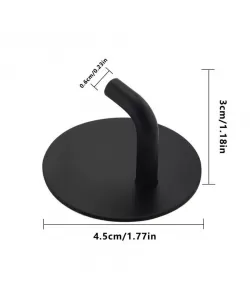 Agatator cu Autoadeziv Negru GJ651 Agatator cu Autoadeziv Negru GJ651