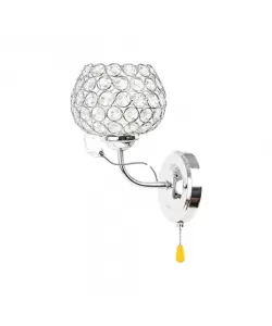 Aplica Atena, 1*E27, Metal si Cristal, Crom Aplica Atena, 1*E27, Metal si Cristal, Crom