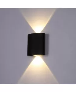 Aplica Atlantis Exterior, 2W, Negru, 3000K