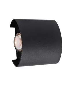 Aplica Atlantis Exterior, 2W, Negru, 3000K