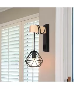 Aplica Audrey 1x E27 Negru Maro Aplica Audrey 1x E27 Negru Maro