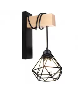 Aplica Audrey 1x E27 Negru Maro Aplica Audrey 1x E27 Negru Maro