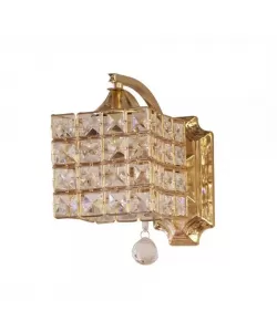 Aplica Aura, 1*E27, Auriu, Metal si Cristal