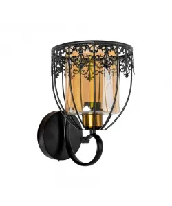 Aplica Canaan, 1*E27, Metal, Negru