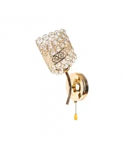 Aplica Catrina Cristal, 1*E27, Metal, Auriu