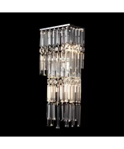 Aplica Cristal Ignacio 2x E14 Argintiu