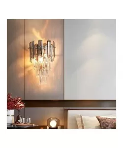 Aplica Cristal Mayra 2x E14 Auriu