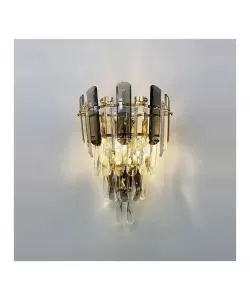 Aplica Cristal Mayra 2x E14 Auriu
