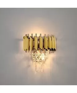 Aplica Cristal Roy 2x E27 Auriu