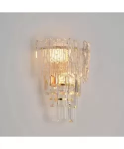 Aplica Cristal Zayne 2x E14 Auriu