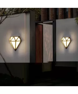 Aplica LED Exterior Alexa 18W Alb Negru