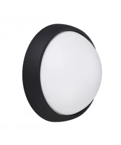 Aplica Exterior Rony, 12W, Negru, 6400K, lumina rece