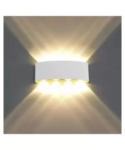 Aplica Gina Exterior, 8W, Alb, 3000K