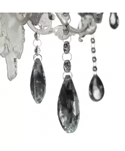 Aplica Israel 2x E14 Alb Argintiu