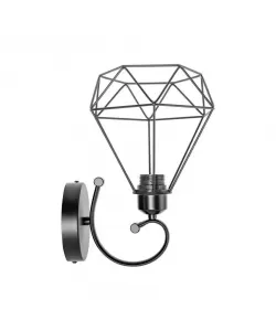 Aplica Karsyn, 1*E27, Metal, Negru